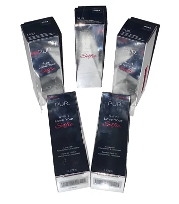 Mahogany PUR Concealer 4-in-1 Love Your Selfie New DPN3 Longwear Foundation Lot - Image 1 of 4