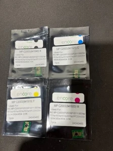 Encore Full set Toner Chips for Ricoh MP C2003, C2004 ex, C2503, C2504 ex Refill - Picture 1 of 3