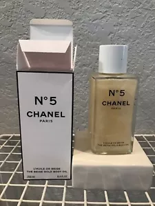 CHANEL Nº 5 THE BEIGE GOLD BODY OIL 250ml /8.4Fl. Oz Limited Edition - Picture 1 of 1
