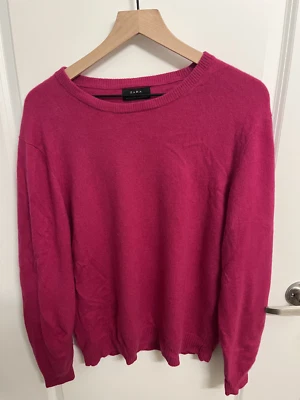  Zara Men’s 100% Cashmere Limited Edition Pink Sweater Crewneck Size L - Image 1 of 4
