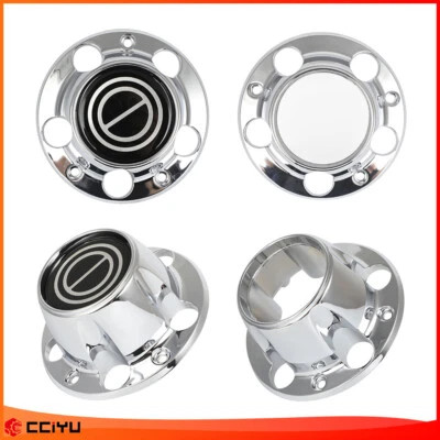 Set Of 4 For Ford Bronco F-150 1980-1994 1995 1996 Wheel Center Cap Hubs Black Foto 1 de 4