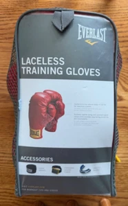 Everlast Red Laaceless Training Boxing Gloves S/M - Picture 1 of 5