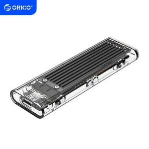 ORICO M.2 NVME Enclosure 10Gbps Clear External SSD Case for 2280 2260 2242 - Picture 1 of 7