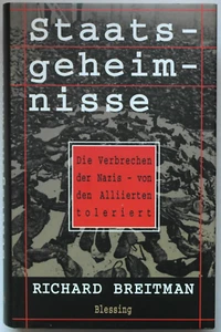 Richard Breitman Staatsgeheimnisse Die Verbrechen der Nazis Buch Schutzumschlag - Imagen 1 de 2