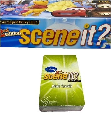 Scene It Disney 2nd Edition NEW Trivia Cards (Kid) 2007 Replacement Pieces Parts - Image 1 of 4