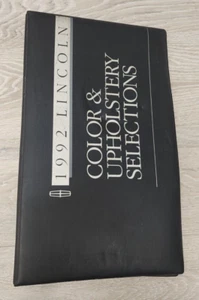 Carpeta de libros Lincoln 1992 vintage selecciones de colores y tapicería LEER - Imagen 1 de 23