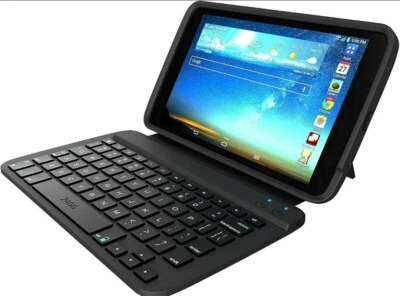 NEW ZAGG Ultra-thin Keys Folio Case Bluetooth Keyboard for LG GPAD 8.3 LTE Black - Image 1 of 4