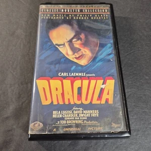 Dracula (VHS, 1931) Bela Lugosi Horror Vampire Universal Rare Clamshell HTF - Picture 1 of 9