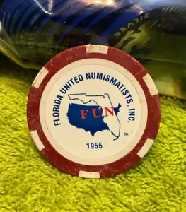 FUN Coin Show Poker Chip From 2016 in Tampa, Florida - Picture 1 of 2