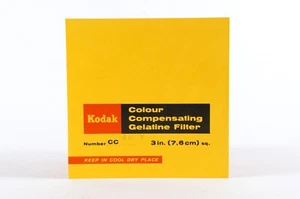 KODAK CC40Y 75mm Square Compensating Gelatine Filter - Picture 1 of 1
