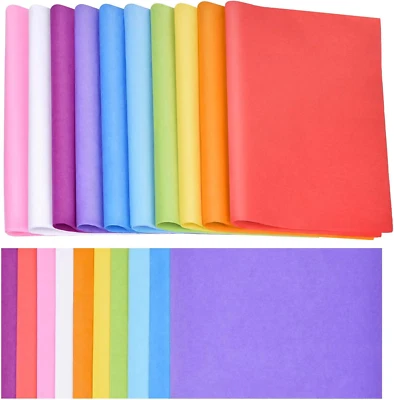 ZGORENDZ 60 Sheets 20"x14" Wrapping Tissue Paper Bulk in 10 Assorted Colors for Gift Bags