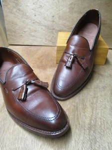 Allen Edmonds Grayson 8272 handcrafted brown leather tassel loafers 13AAA - Picture 1 of 11
