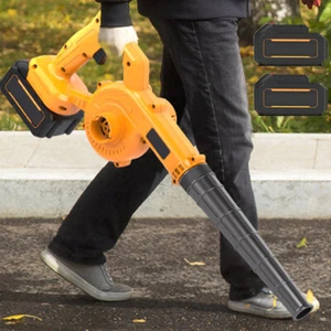 21V Upgraded Cordless Leaf Blower Handheld Electric Leaf Blower With 2 Batteries - Picture 1 of 12