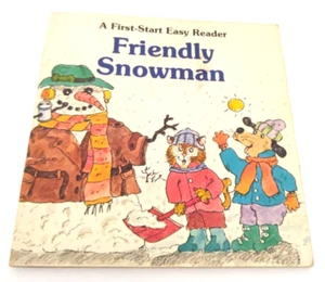 Friendly Snowman A First Start Easy Reader Book 1980 Sharon Gordon Troll - Picture 1 of 5