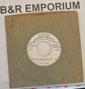 Terry Timmons: My Heart Belongs to Only You/Please Don't Leave Me 1953 7" Single - Imagen 1 de 4