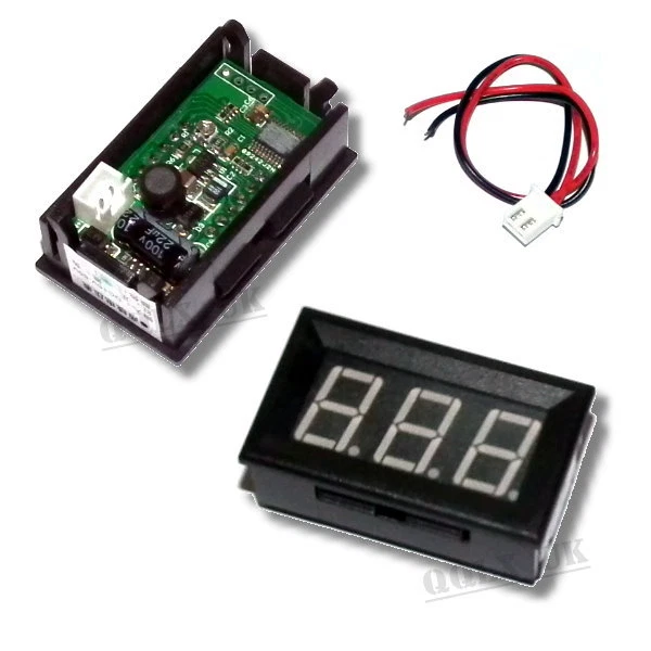 DC 15 V bis 80 V grün Mini Digital Voltmeter Panel kleines digitales Spannungspanel UK - Bild 1 von 1