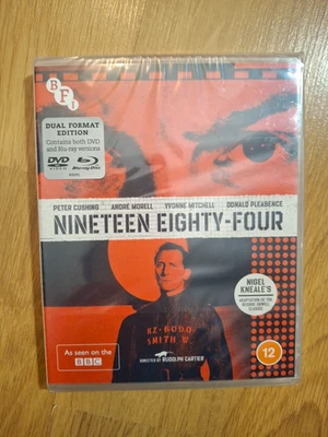 Nineteen Eighty-Four  1984  - Blu Ray & DVD  - Peter Cushing -BFI - NEW SEALED  - Image 1 of 2