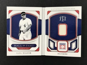 2023 Panini National Treasures #HMB-EW Earl Weaver Hall of Fame PATCH /99 - Picture 1 of 2