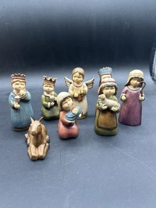 Tii Collections 8pc Mini Resin Nativity Set C9531 Christmas Manger Scene - Picture 1 of 9