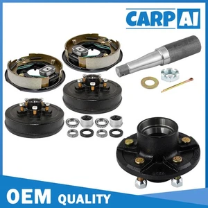 New 5 on 4.5 Trailer Hub Drum Kits w/10"X2-1/4" Electric Brakes for 3500lbs axle - Bild 1 von 54