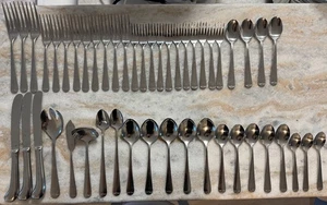 MNF3 Stainless by The Main Course Japan, Glossy, Rattail 48pc set - Picture 1 of 4