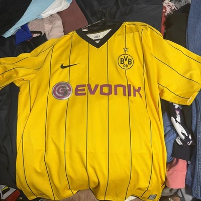BORUSSIA DORTMUND 2008 2009 FROEGE HOME SHIRT FOOTBALL SOCCER MENS NIKE SIZE XL - Image 1 of 4