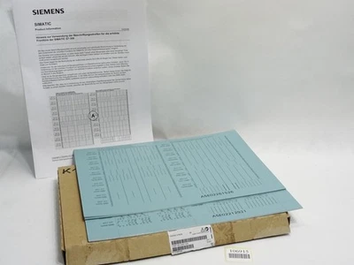 Siemens Beschriftungen für Fronttür 6ES7328-0AA00-7AA0  Inhalt:5 Stück / Neu OVP - Bild 1 von 4