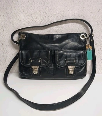 Bolso de mano Coach negro amapola convertible 18996 | ¡Gran forma! Foto 1 de 4