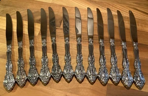 Oneida Michelagelo Würfel Erbstück Besteck Edelstahl Abendessen Messer Set 12 USA - Bild 1 von 3
