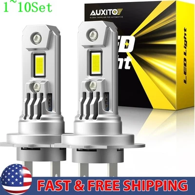 2x H7 LED Headlight Bulb High or Low Beam Super White 30000LM Lights 1-10Set - Image 1 of 4