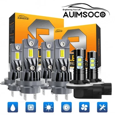 适用于现代伊兰特 2011 - 2016 组合 LED 车头灯灯泡高低光束雾灯 — 第 1/4 张图片