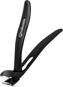 Long Handle Toenail Clippers for Seniors Thick Nails - Angled Head, Black - Picture 1 of 6