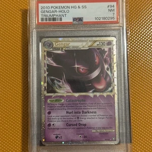2010 Pokémon Gengar Prime Holo 94/102 Triumphant PSA 7 NM - Picture 1 of 6