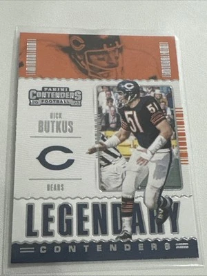2020 Panini Contenders - Legendary Contenders Dick Butkus #LC-DBU - Image 1 of 2