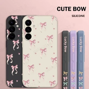 Phone Case For Samsung A56 A16 A06 A15 A05s A36 S25 Ultra Bow Pattern Soft Cover - Picture 1 of 15