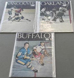 1970-71 Canadiens Magazine Vancouver Canucks, Buffalo Sabres And Oakland Seals - Picture 1 of 2