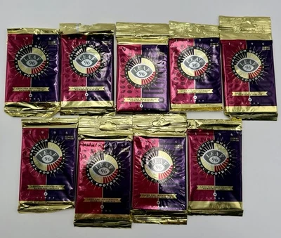 (9) 1996 Leaf Premium Quality Factory Sealed NFL Packs 8 Cards Per Pack 9 Packs - Image 1 of 4
