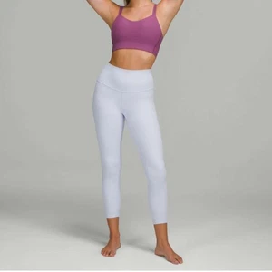 Women Lululemon Align High-Rise Pant 25" Leggings in Pastel Blue Size 20 - Picture 1 of 8