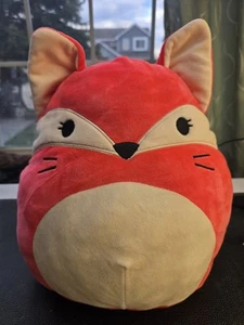 Grande 15" Squishmallows Fifi La Volpe Rossa Peluche, Peluche Rosso Giocattolo Kellytoy - Foto 1 di 13
