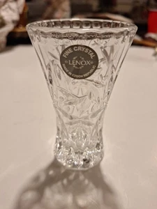 Kleine Lenox feine Kristallvase 4" Made in Czech Republic - Bild 1 von 4