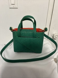 Ximena Kavalekas Python Green Bag - Picture 1 of 13