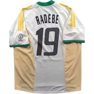 Sudáfrica 2002-04 Adidas visitante Lucas Radebe camiseta de fútbol talla XL - Imagen 1 de 10