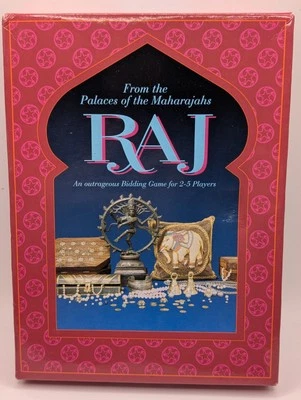 Juego de mesa de cartas RAJ From The Palaces Of The Maharajahs de colección (movimientos ganadores, 1995) Foto 1 de 3