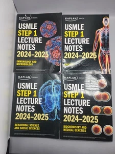 Kaplan Medical USMLE Step 1 Lecture Notes 2024-2025 Lot Of 4 - Picture 1 of 4