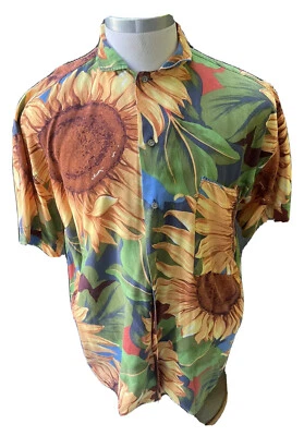 Generra Multicolor Girasol Estampado Floral Hombre Pequeño Foto 1 de 4