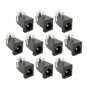 10pcs 5.5x2.1mm DC-005 DC Power Supply Jack Socket Connectors Barrel PCB Mount - Foto 1 di 10