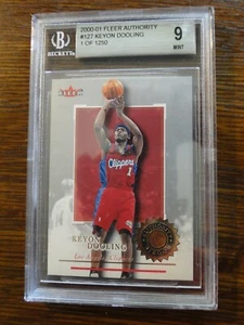 2000-01 Fleer Authority #127 Keyon Dooling 1 of 1250 Beckett BGS 9 MINT - Picture 1 of 4