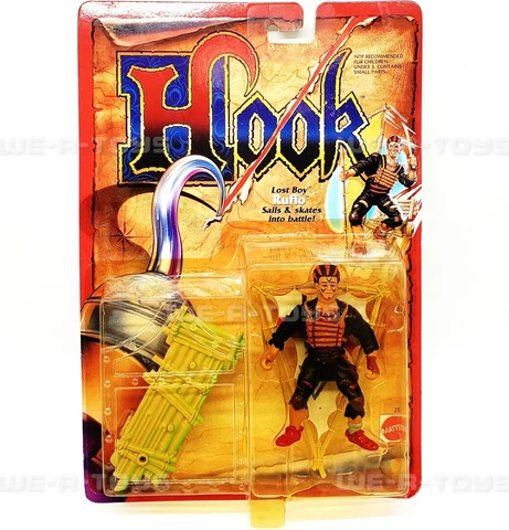 Hook Lost Boy Rufio Action Figure 1991 Mattel #2818 NEW Cover