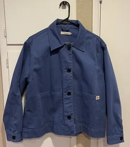 NUDIE JEANS JACKET WERONICA JACKET TWILL BLUE SIZE MED - Picture 1 of 5