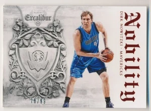 DIRK NOWITZKI #27 2014-15 Panini Excalibur RED NOBILITY 78/99 MAVERICKS - Afbeelding 1 van 2